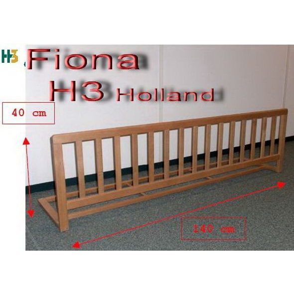 DŘEVĚNÁ ZÁBRANA K POSTELI (NA POSTEL) FIONA 140CM - FIXAČNÍ PODLOŽKY - SPINKÁNÍ