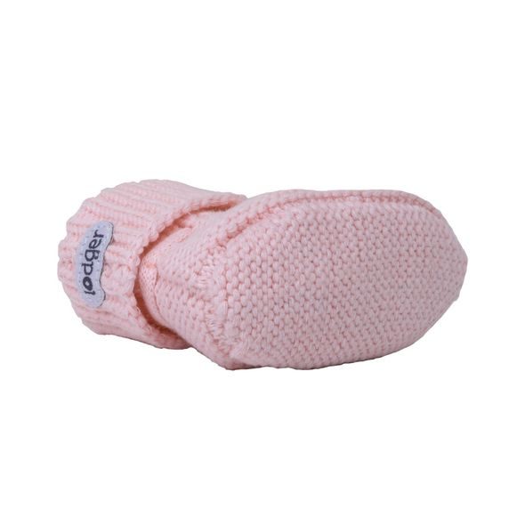 LODGER SLIPPER KNIT TAN 0 - 6 MĚSÍCŮ - BOTIČKY - PRO DĚTI