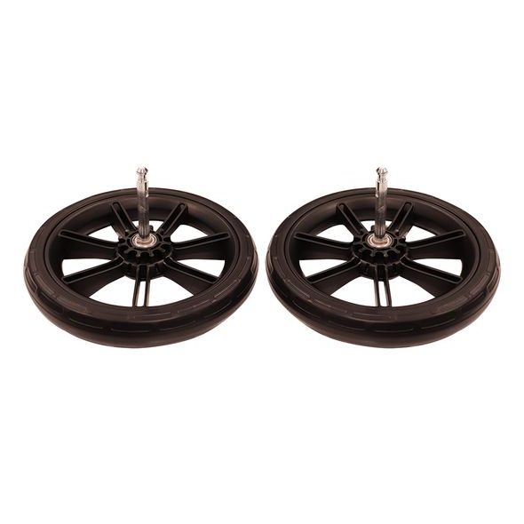 SADA ZADNÍCH KOL K PODVOZKU KOČÁRKU INGLESINA APTICA - VÝMĚNNÁ KOLEČKA - KOČÁRKY A PŘÍSLUŠENSTVÍ