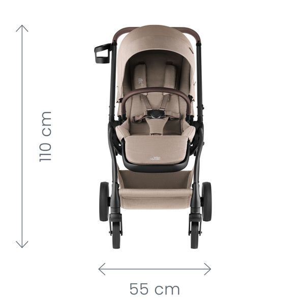 BRITAX-RÖMER SET KOČÁREK RIO + HLUBOKÁ KORBA + AUTOSEDAČKA BABY-SAFE PRO STYLE - TROJKOMBINACE - KOČÁRKY A PŘÍSLUŠENSTVÍ