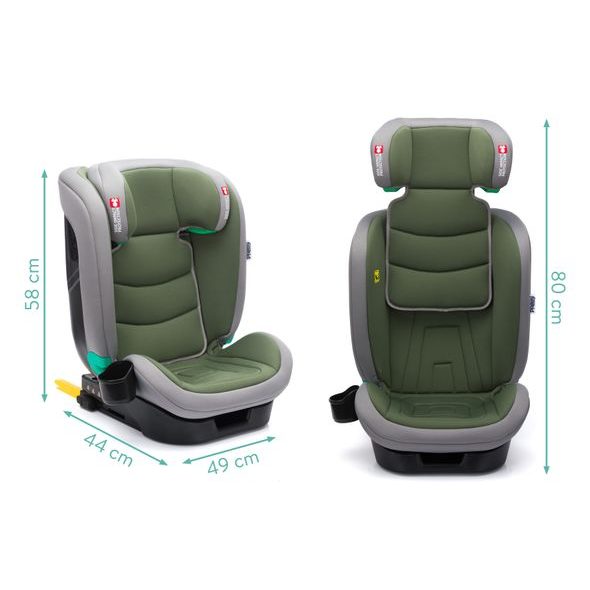 FILLIKID ELI PRO ISOFIX I-SIZE GREEN - AUTOSEDAČKY 9-36KG - AUTOSEDAČKY A PŘÍSLUŠENSTVÍ
