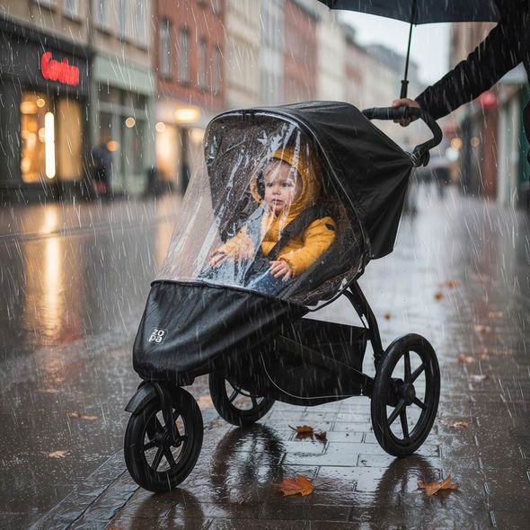 ZOPA UNIVERZÁLNÍ PLÁŠTĚNKA NA TŘÍKOLOVÝ KOČÁREK - PLÁŠTĚNKY - KOČÁRKY A PŘÍSLUŠENSTVÍ