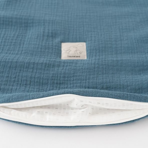 TRÄUMELAND VNĚJŠÍ SPACÍ PYTEL LIEBMICH MUSSELIN JEANSBLAU 62/68 - SPACÍ PYTLE - SPINKÁNÍ