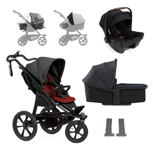 TFK SET PRO 2024 FRAME PRO + STROLLER SEAT PRO + CARRYCOT PRO COMBI + PŘÍSLUŠENSTVÍ + NUNA PIPA™ URBN - KOČÍKY KOMBINÁCIE - KOČÍKY A PRÍSLUŠENSTVO