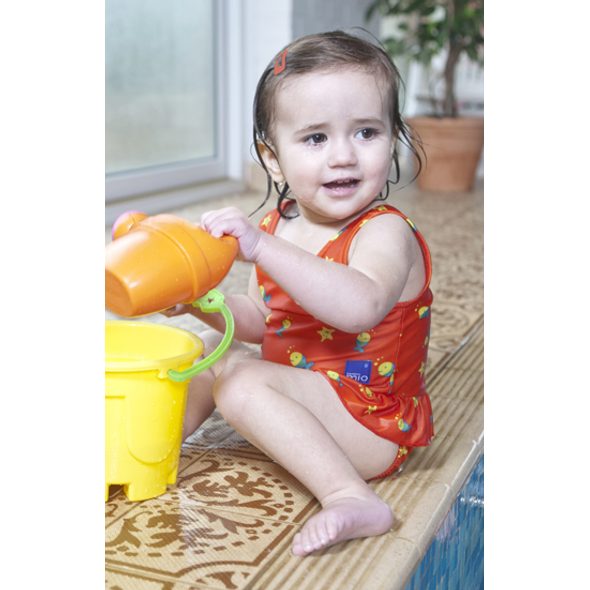 BAMBINO MIO DÍVČÍ PLAVKY VCELKU S VOLÁNKY - KOJENECKÉ PLAVKY - KOUPÁNÍ A ZDRAVÍ