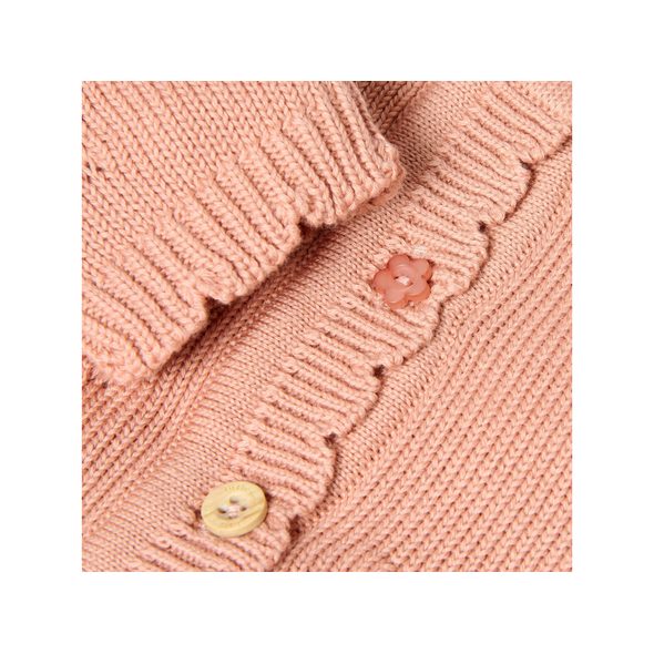 LITTLE DUTCH KARDIGAN PLETENÝ DEEP PINK VEL. 86 - KABÁTKY, MIKINKY - PRO DĚTI