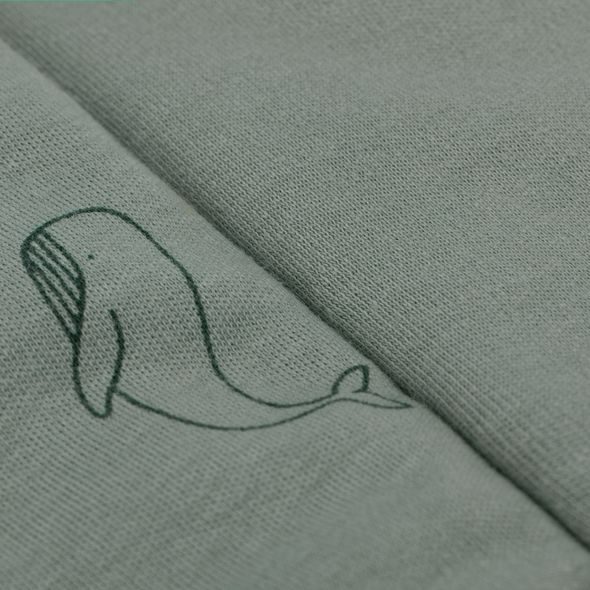 FILLIKID DĚTSKÝ PYTEL NA SPANÍ CELOROČNÍ WHALE GREEN 60 CM - SPACÍ PYTLE - SPINKÁNÍ