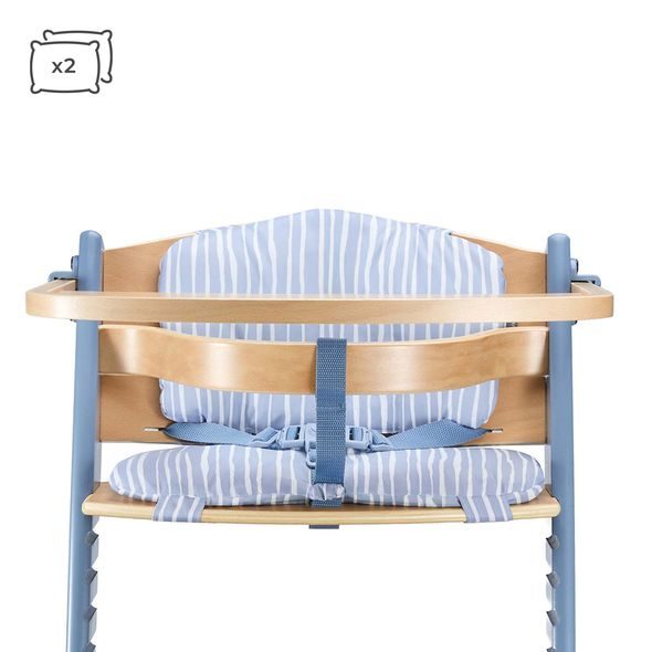KINDERKRAFT ŽIDLIČKA JÍDELNÍ ENOCK NORDIC BREEZE S POLŠTÁŘEM - JÍDELNÍ ŽIDLIČKY DŘEVĚNÉ - KRMENÍ