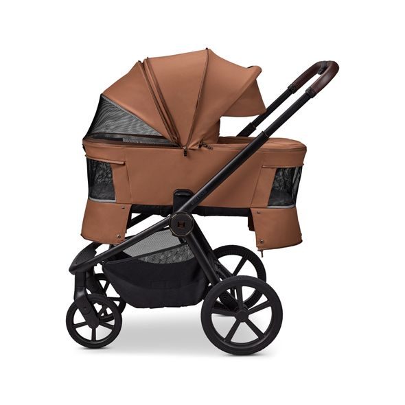 MOON RESEA FOLD KOMBI SET - COGNAC - KOMBINACE S PŘÍSLUŠENSTVÍM - KOČÁRKY A PŘÍSLUŠENSTVÍ