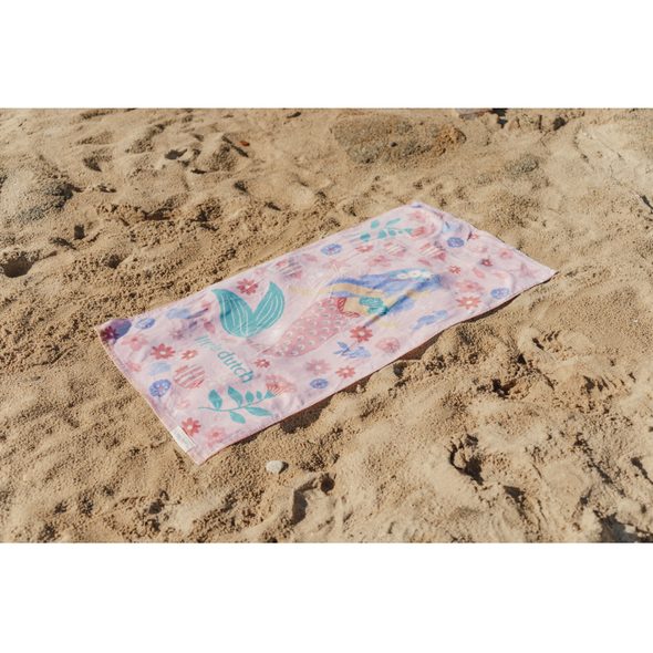LITTLE DUTCH PLÁŽOVÁ OSUŠKA 120X60 CM DREAMY MERMAID MULTICOLOUR - OSUŠKY A DĚTSKÉ ŽUPANY - KOUPÁNÍ A ZDRAVÍ