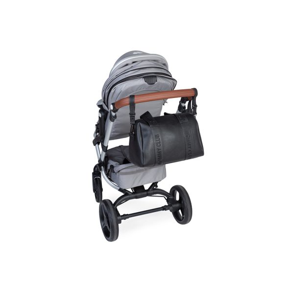 CHILDHOME PŘEBALOVACÍ TAŠKA MOMMY CLUB SIGNATURE VEGAN LEATHER BLACK - PŘEBALOVACÍ TAŠKY - KOČÁRKY A PŘÍSLUŠENSTVÍ