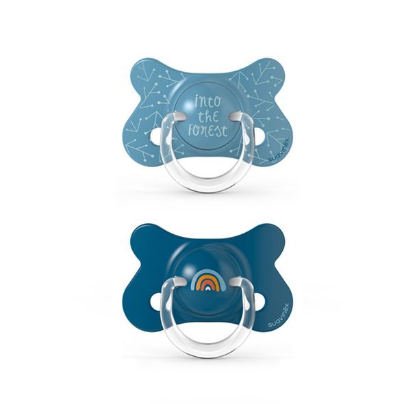 SUAVINEX ŠIDÍTKO FUSION FYZIOLOGICKÉ SILIKON FOREST +18M 2KS - ŠIDÍTKA A DOPLŇKY - KRMENÍ