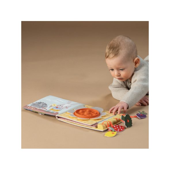 TAF TOYS KNÍŽKA S AKTIVITAMI GARDEN MY 1ST BUSY BOOK - KNÍŽKY PRO NEJMENŠÍ - PRO DĚTI