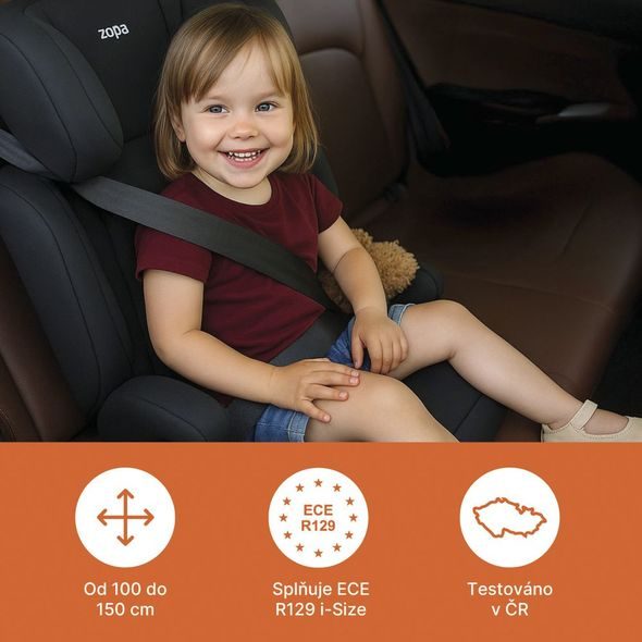 ZOPA AUTOSEDAČKA BETA I-SIZE ISOFIX - AUTOSEDAČKY 15-36KG - AUTOSEDAČKY A PŘÍSLUŠENSTVÍ