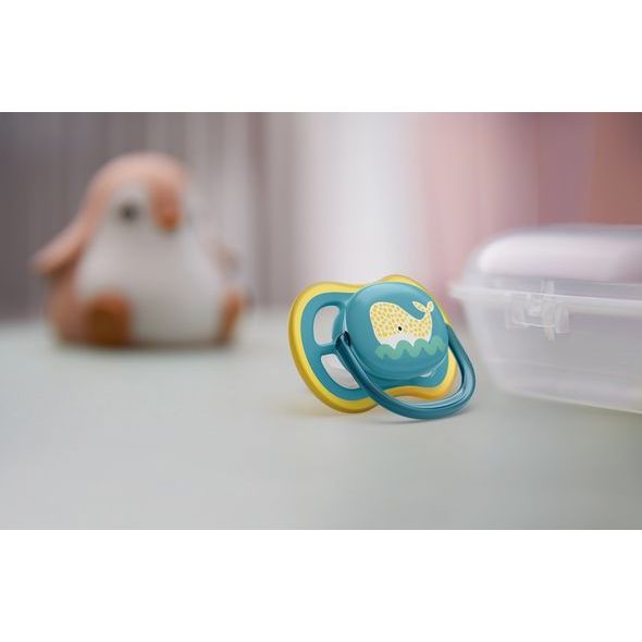 PHILIPS AVENT ŠIDÍTKO ULTRA AIR OBRÁZEK 18M+ (VELRYBA), 2KS - ŠIDÍTKA A DOPLŇKY - KRMENÍ
