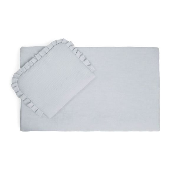 MACESHKA SOUPRAVA DO POSTÝLKY MUŠELÍN - POVLEČENÍ DO POSTÝLKY - SPINKÁNÍ