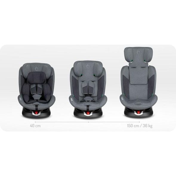 MOMI AUTOSEDAČKA MOMI EMI I-SIZE ŠEDÁ - AUTOSEDAČKY 9-36KG - AUTOSEDAČKY A PŘÍSLUŠENSTVÍ