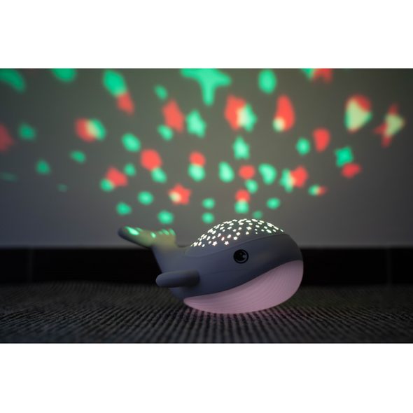 MEGALIGHT NOČNÍ SVĚTLO S PROJEKCÍ WILLY WHALE - NOČNÍ SVĚTLA - SPINKÁNÍ