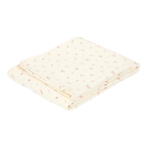 LITTLE DUTCH PŘIKRÝVKA MUŠELÍNOVÁ 4-VRSTVÁ 100X70 CM FAIRY BLOSSOM - DĚTSKÉ DEKY PRO MIMINKA - SPINKÁNÍ