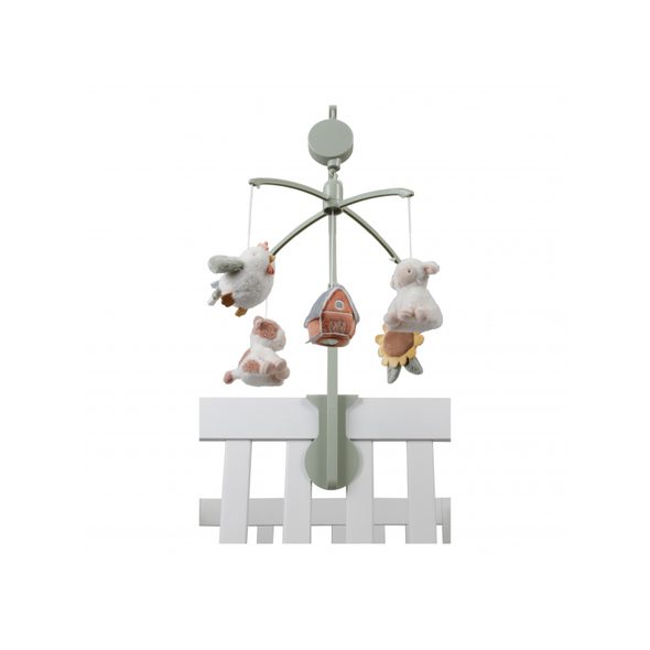 LITTLE DUTCH HUDEBNÍ KOLOTOČ FARMA - KOLOTOČE NA POSTÝLKU - PRO DĚTI