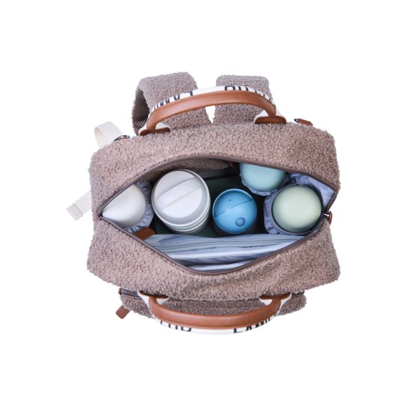 CHILDHOME PŘEBALOVACÍ BATOH FAMILY CLUB SIGNATURE TEDDY SOFT BROWN - PŘEBALOVACÍ BATOHY - KOČÁRKY A PŘÍSLUŠENSTVÍ