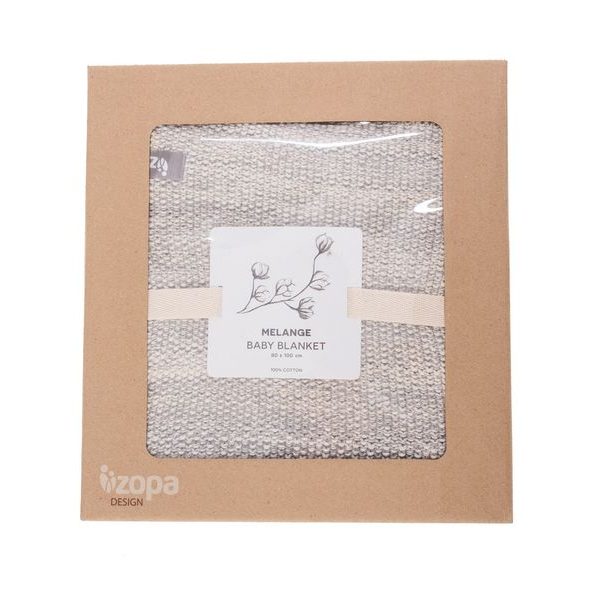 ZOPA DĚTSKÁ DEKA (100X80) MELANGE - DĚTSKÉ DEKY PRO MIMINKA - SPINKÁNÍ