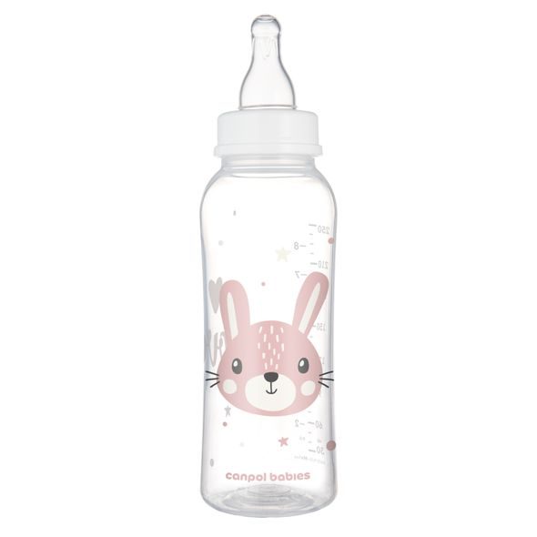 CANPOL BABIES LAHEV ÚZKOHRDLÁ CUTE ANIMALS 250ML ZAJÍC - KOJENECKÉ LAHVE - KRMENÍ