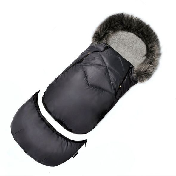 JASMINE ZIMNÍ FUSAK Z OVČÍ VLNY OVEČKA GRAFIT - FUSAKY DO KOČÁRKU - KOČÁRKY A PŘÍSLUŠENSTVÍ