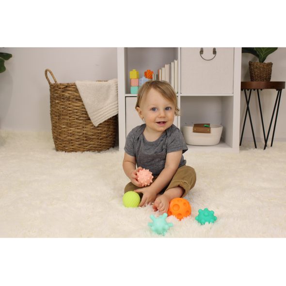 INFANTINO MÍČKY S TEXTURAMI SUPER SOFT 6 KS - AKTIVNÍ HRAČKY - PRO DĚTI