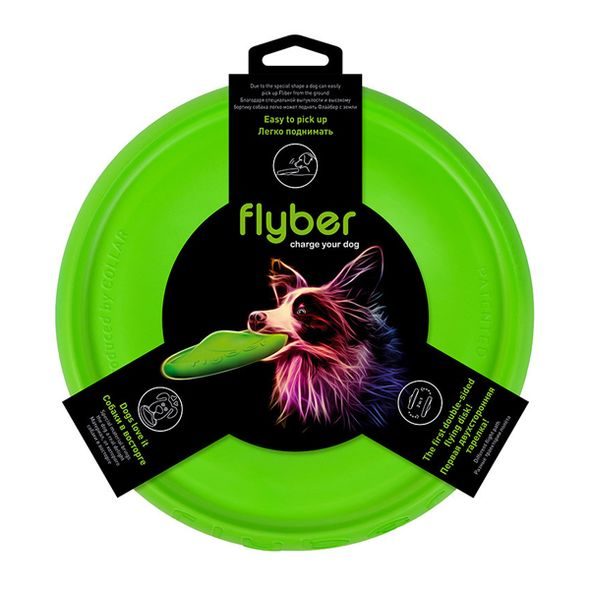 FLYBER - OBOUSTRANNÝ LÉTAJÍCÍ DISK 22CM - FRISBEE PRO PSY - CHOVATELSKÉ POTŘEBY MALVÍKZOO