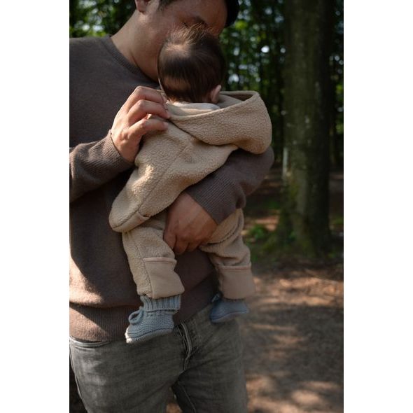 LODGER ZIMNÍ KOMBINÉZA TEDDY BEIGE 3 - 6 MĚSÍCŮ - ZIMNÍ KOMBINÉZY - PRO DĚTI