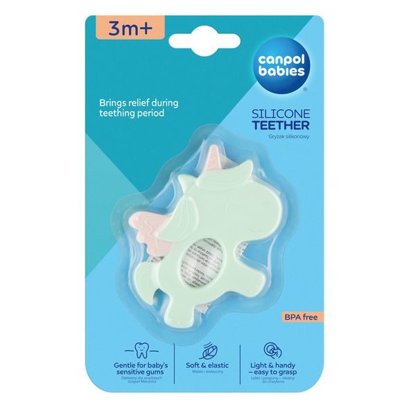 CANPOL BABIES SILIKONOVÉ KOUSÁTKO JEDNOROŽEC - KOUSÁTKA - PRO DĚTI