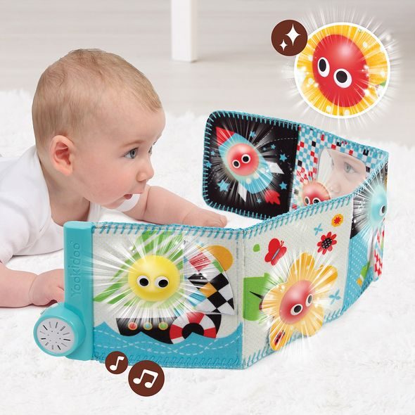 YOOKIDOO PRVNÍ KNIHA SE SVĚTLY A HUDBOU - KNÍŽKY PRO NEJMENŠÍ - PRO DĚTI