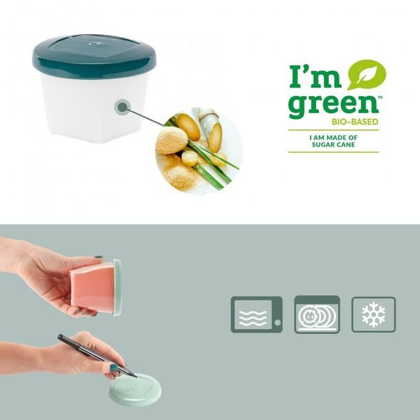 BABYMOOV MISKY S VÍČKY BIO 6X 180ML - MISKY, TALÍŘKY A PODLOŽKY - KRMENÍ