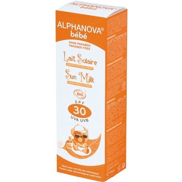 ALPHANOVA BIO SLUNEČNÍ MLÉKO SPF 30 - ŠAMPONY A KOSMETIKA - KOUPÁNÍ A ZDRAVÍ