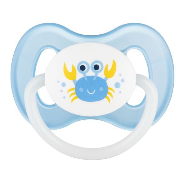 CANPOL BABIES DUDLÍK SVÍTÍCÍ KAUČUKOVÝ TŘEŠINKA 6-18M LOVE&SEA - ŠIDÍTKA A DOPLŇKY - KRMENÍ