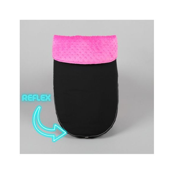 NÁNOŽNÍK ČERNÝ + FUCHSIOVÁ REFLEX - NÁNOŽNÍKY - KOČÁRKY A PŘÍSLUŠENSTVÍ