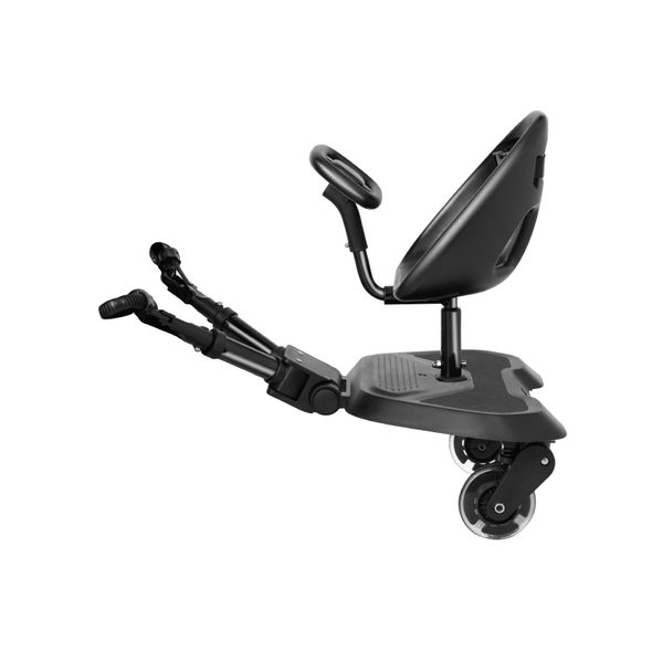 KIKKABOO STUPÁTKO KE KOČÁRKU SE SEDÁTKEM ALLY XL BLACK - STUPÁTKA ZA KOČÁREK - KOČÁRKY A PŘÍSLUŠENSTVÍ