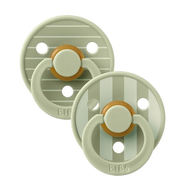 BIBS STUDIO COLOUR PIN DUDLÍKY Z PŘÍRODNÍHO KAUČUKU 2KS VEL. 2 - ŠIDÍTKA A DOPLŇKY - KRMENÍ