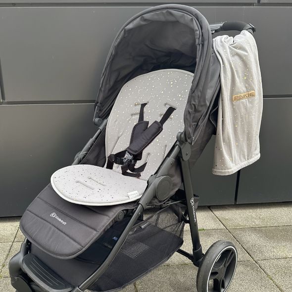 PINKIE PODLOŽKA SHINE GOLD GREY - PODLOŽKY DO KOČÁRKU - KOČÁRKY A PŘÍSLUŠENSTVÍ