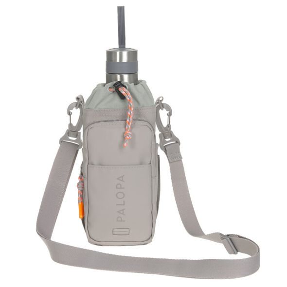 PALOPA TAŠKA NA LAHEV A SVAČINU BOUDI TAUPE - PRO MAZLÍČKY - NOŠENÍ & SPORT