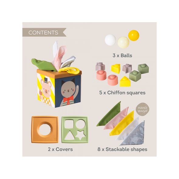 TAF TOYS BOX S AKTIVITAMI PLAY & DISCOVER - AKTIVNÍ HRAČKY - PRO DĚTI