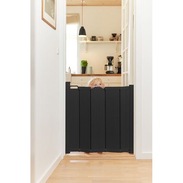 BABY DAN BABYDAN LAMELOVÁ ZÁBRANA ALMA BLACK 55-89CM, ŠROUBOVACÍ - BEZPEČNOST DĚTÍ V DOMÁCNOSTI - KOUPÁNÍ A ZDRAVÍ