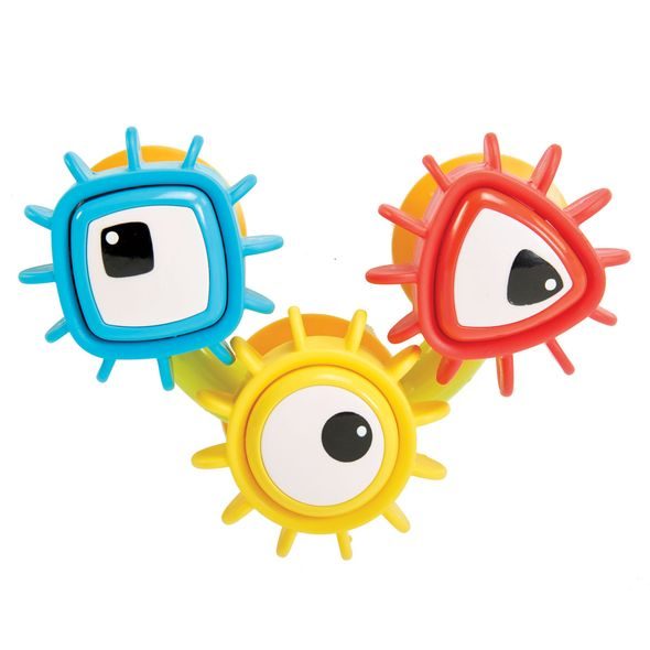 YOOKIDOO KOUZELNÝ KOHOUTEK S OZUBENÝMI TVARY - HRAČKY DO VANY - PRO DĚTI