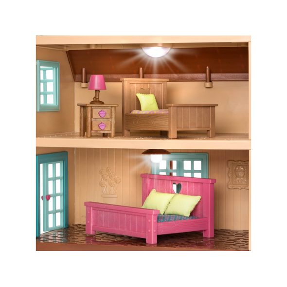 LI'L WOODZEEZ DOMEČEK VELKÝ HILLSIDE COTTAGE - DOPLŇKY PRO FIGURKY - PRO DĚTI