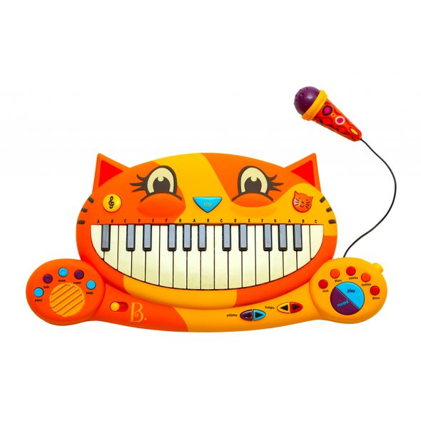 B-TOYS KOČIČÍ PIÁNO MEOWSIC - HUDEBNÍ NÁSTROJE - PRO DĚTI