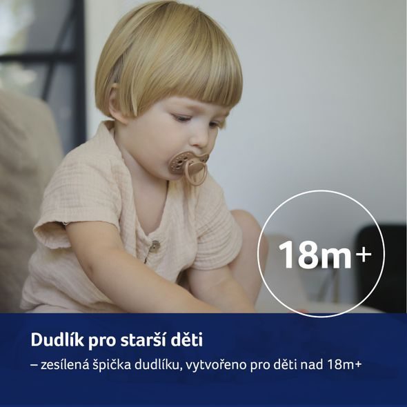 LOVI SILIKONOVÝ DYNAMICKÝ DUDLÍK 18M+ HARMONY 2PCS - ŠIDÍTKA A DOPLŇKY - KRMENÍ