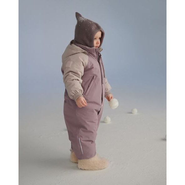 LEOKID ZIMNÍ KOMBINÉZA COLOR BLOCK PINK SLATE VEL. 2 - 3 ROKY (VEL. 92) - ZIMNÍ KOMBINÉZY - PRO DĚTI