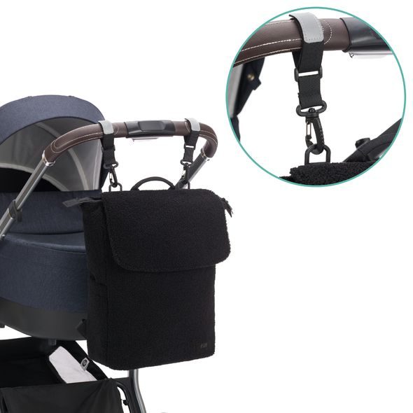 FILLIKID BATOH NA PLENY TEDDY BLACK - PŘEBALOVACÍ BATOHY - KOČÁRKY A PŘÍSLUŠENSTVÍ