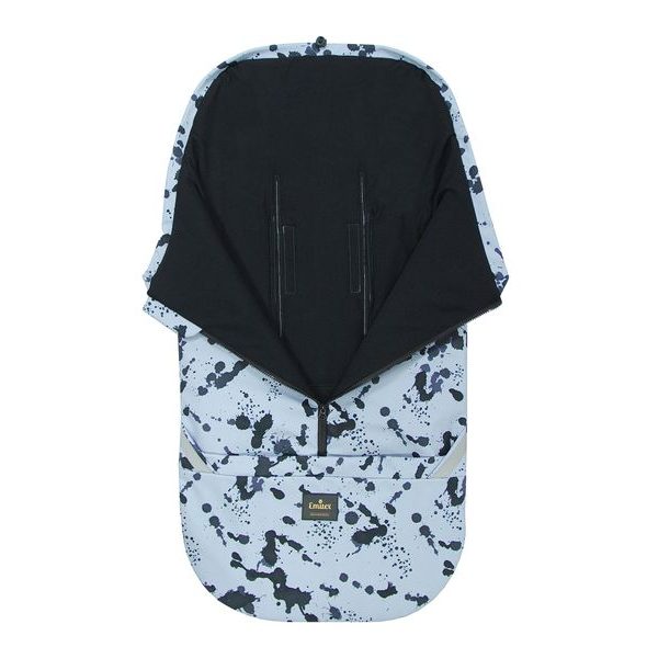 EMITEX FUSAK 2V1 COCOON SOFTSHELL BLUE SPLASH - FUSAKY DO KOČÁRKU - KOČÁRKY A PŘÍSLUŠENSTVÍ